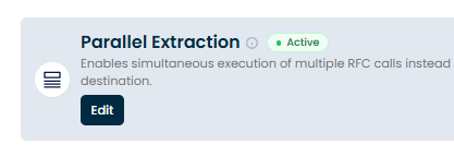 Parallel Extraction expanded with Edit