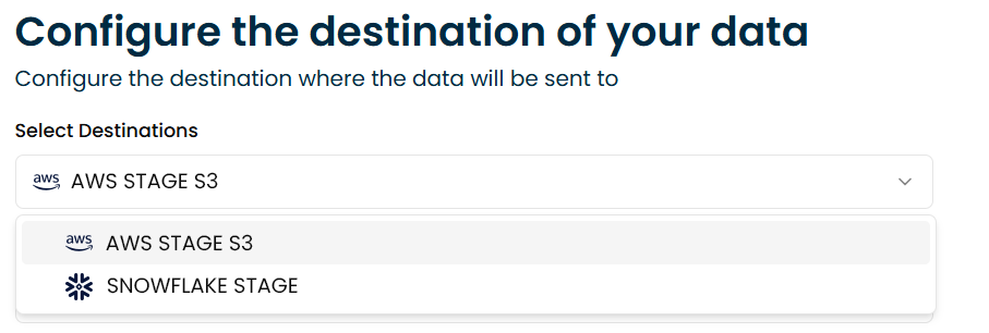 Select a Compatible Destination