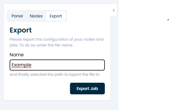 Export a Job